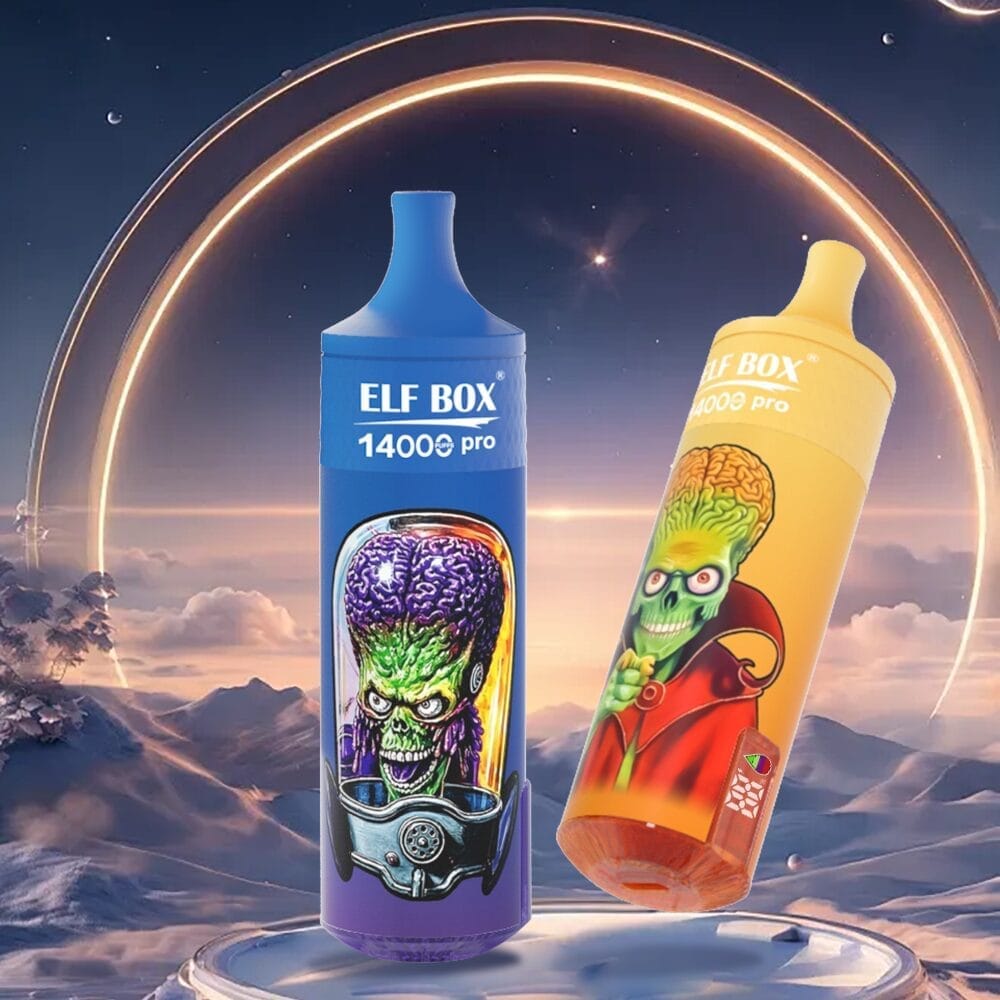 ELF BOX RGB14000 Pro Puffs | 0%-5% nicotine, LED display, bulk disposable vape