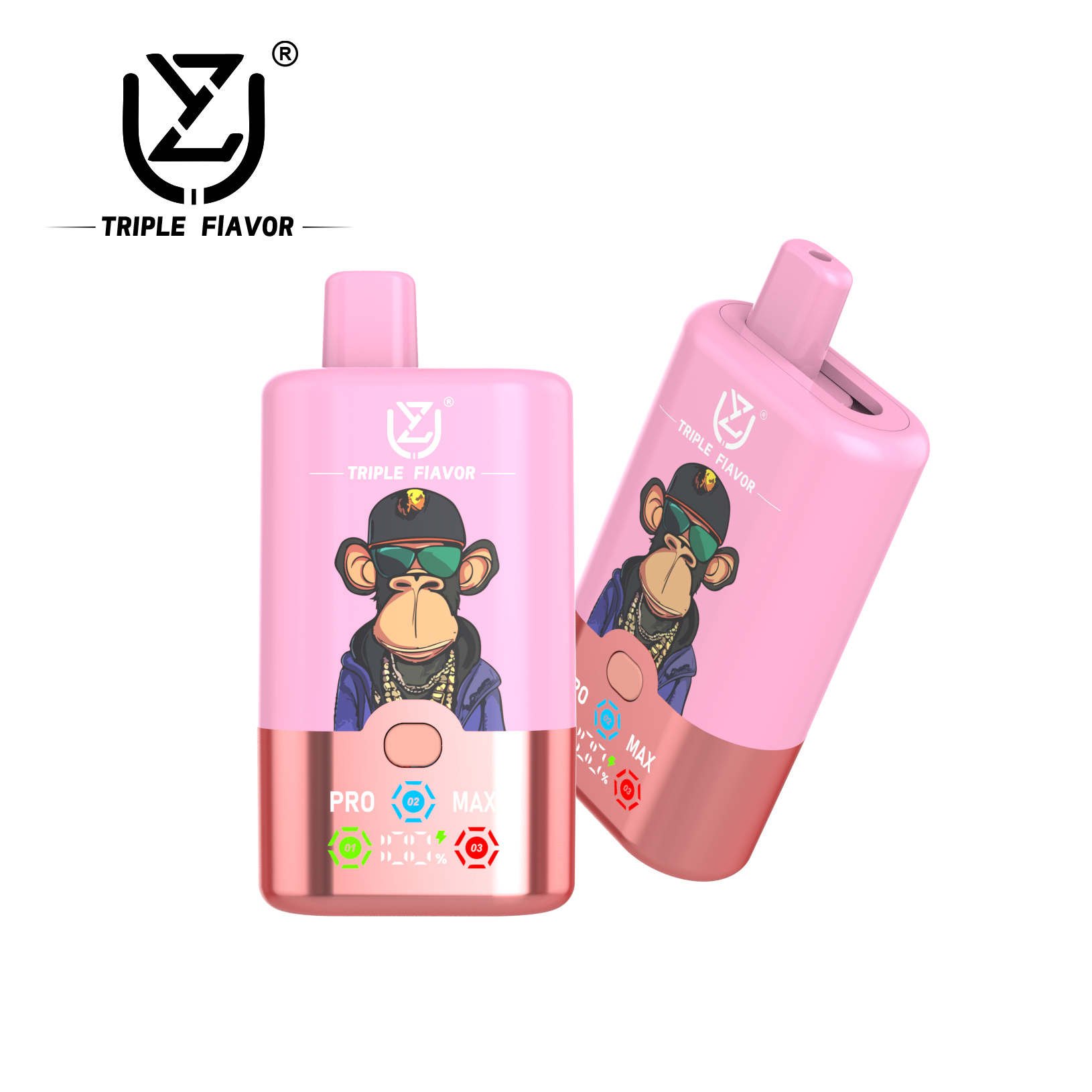 UZY Triple Flavors 60000 | triple flavor 60K puff 3-in-1 bulk disposable vape