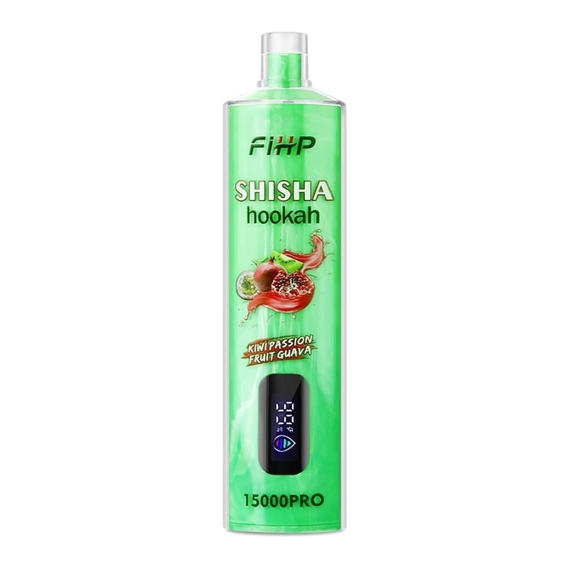 FIHP Shisha Hookah Pro 15000 Puffs | 0.6% nicotine, 22mL, LED display, bulk disposable vape - Image 11