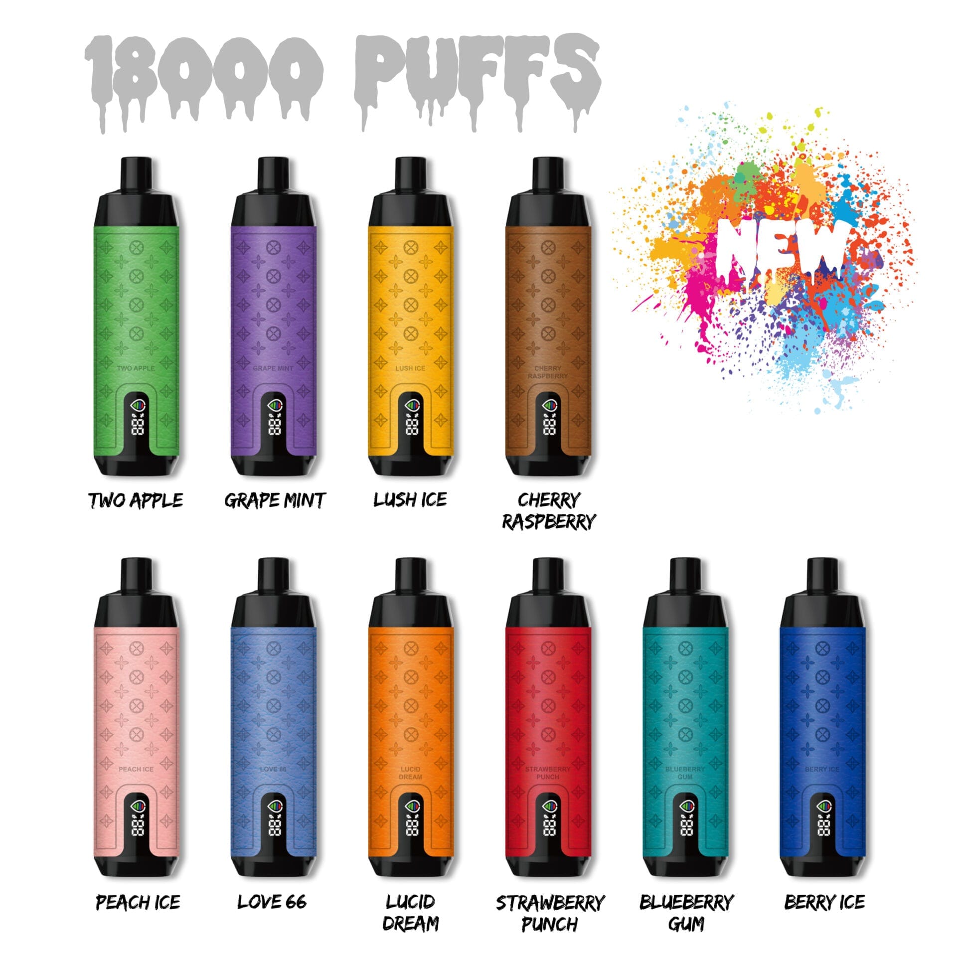 EVAPPE Shisha Deluxe Bar 18000 Puffs | 0%-5% nicotine, 25mL, bulk disposable vape