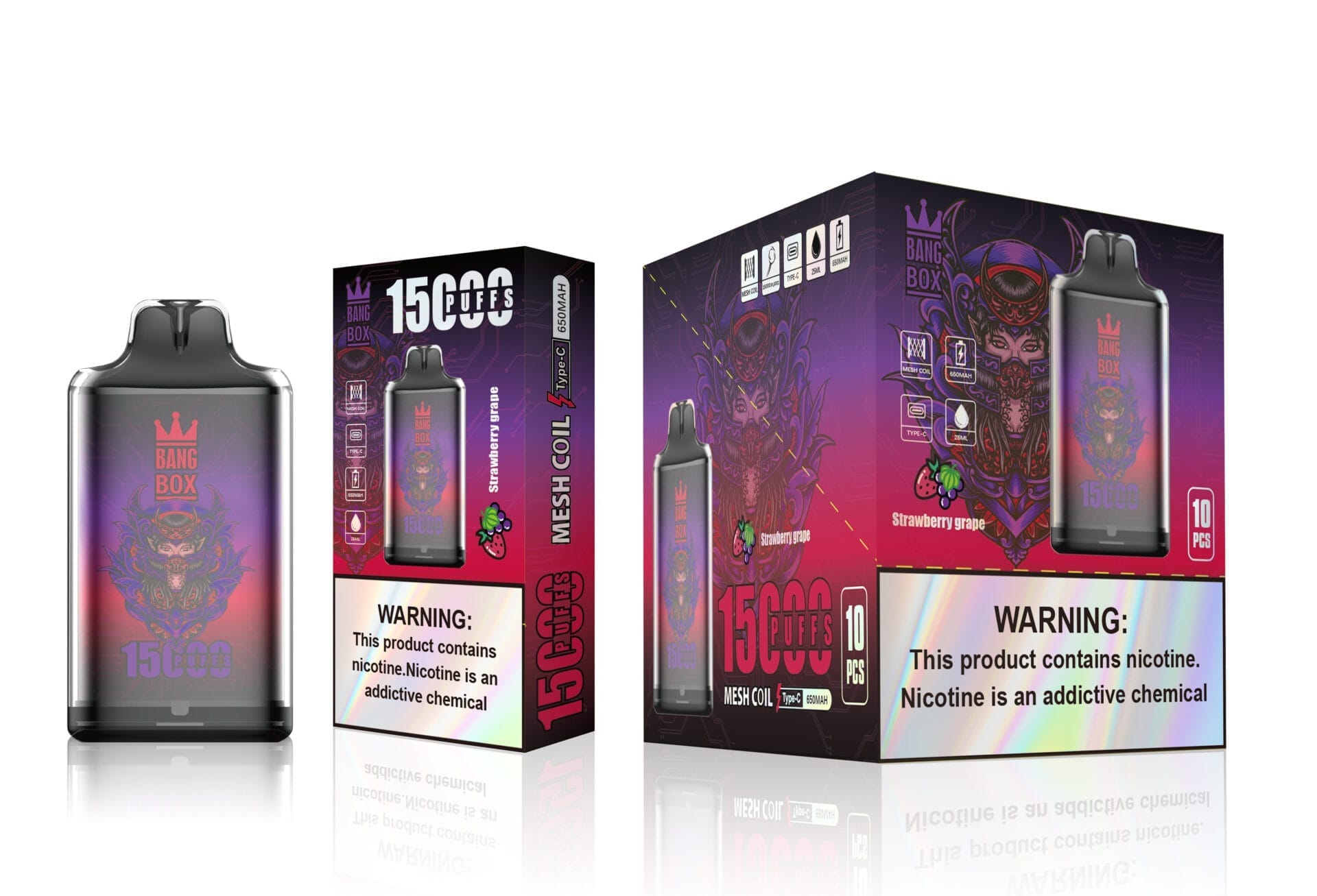 Bang Box 15000 Puffs | 0%-5% nicotine, 25mL, bulk disposable vape - Image 13