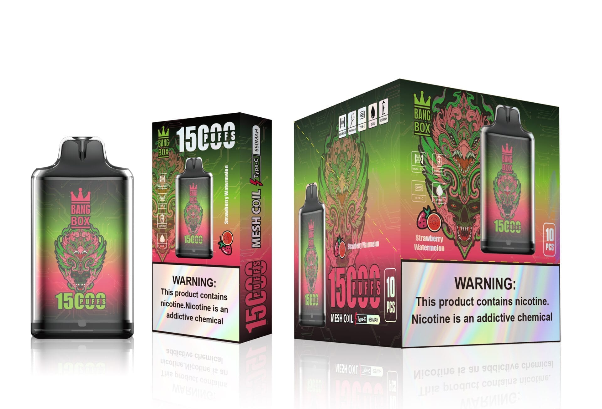 Bang Box 15000 Puffs | 0%-5% nicotine, 25mL, bulk disposable vape - Image 5