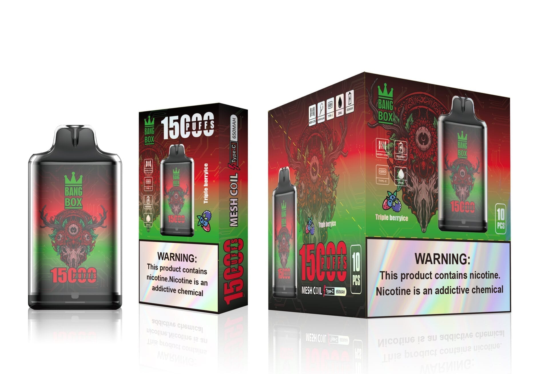 Bang Box 15000 Puffs | 0%-5% nicotine, 25mL, bulk disposable vape - Image 6