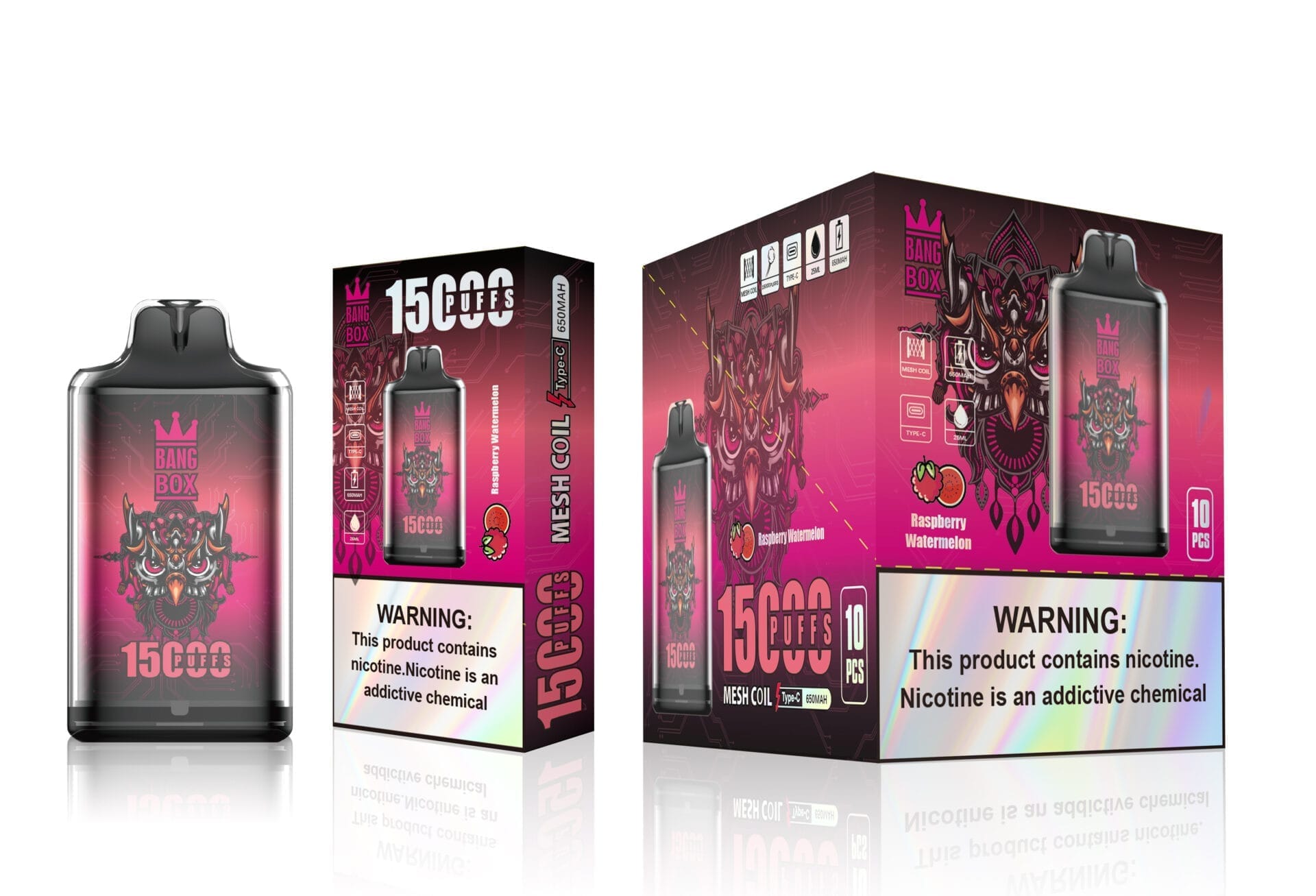 Bang Box 15000 Puffs | 0%-5% nicotine, 25mL, bulk disposable vape - Image 7