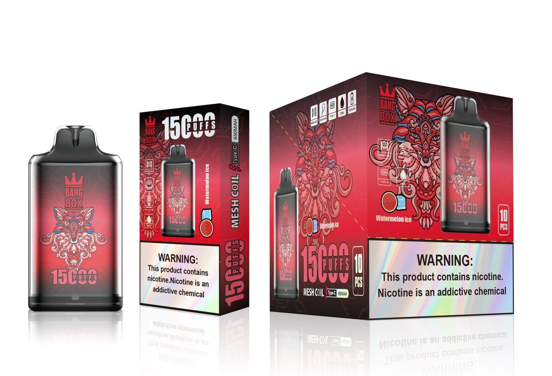Bang Box 15000 Puffs | 0%-5% nicotine, 25mL, bulk disposable vape - Image 8
