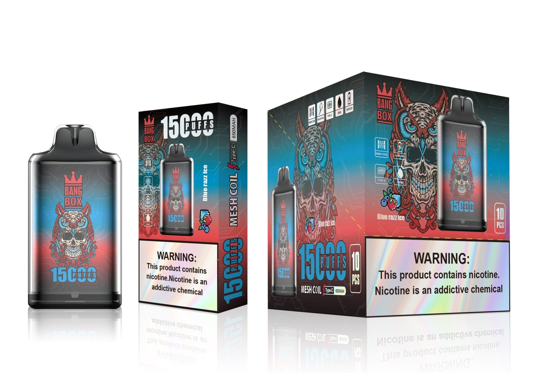 Bang Box 15000 Puffs | 0%-5% nicotine, 25mL, bulk disposable vape - Image 10