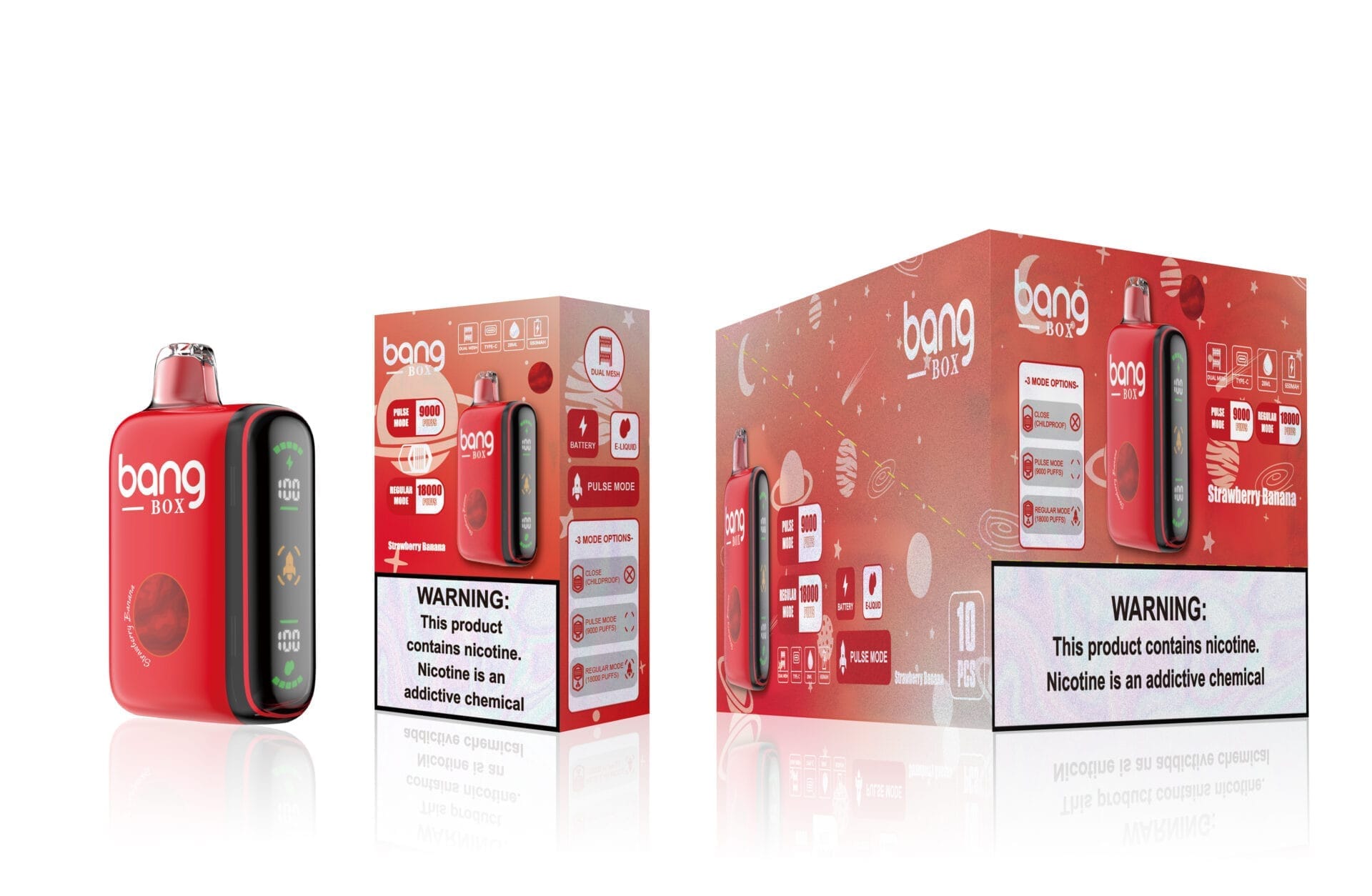Bang Box Rocket 18000 Puffs | 0%-5% nicotine, 28mL, 650mAh, bulk vape - Image 2
