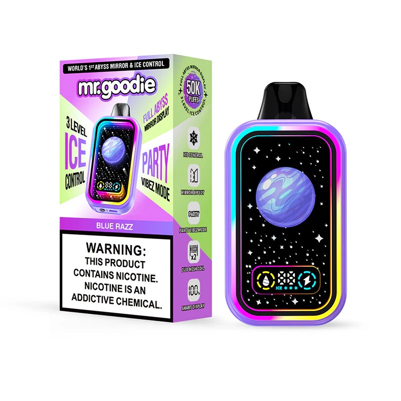 Mr.Goodie 50K | 50000 puffs adjustable ice party mirror display disposable vape - Image 2