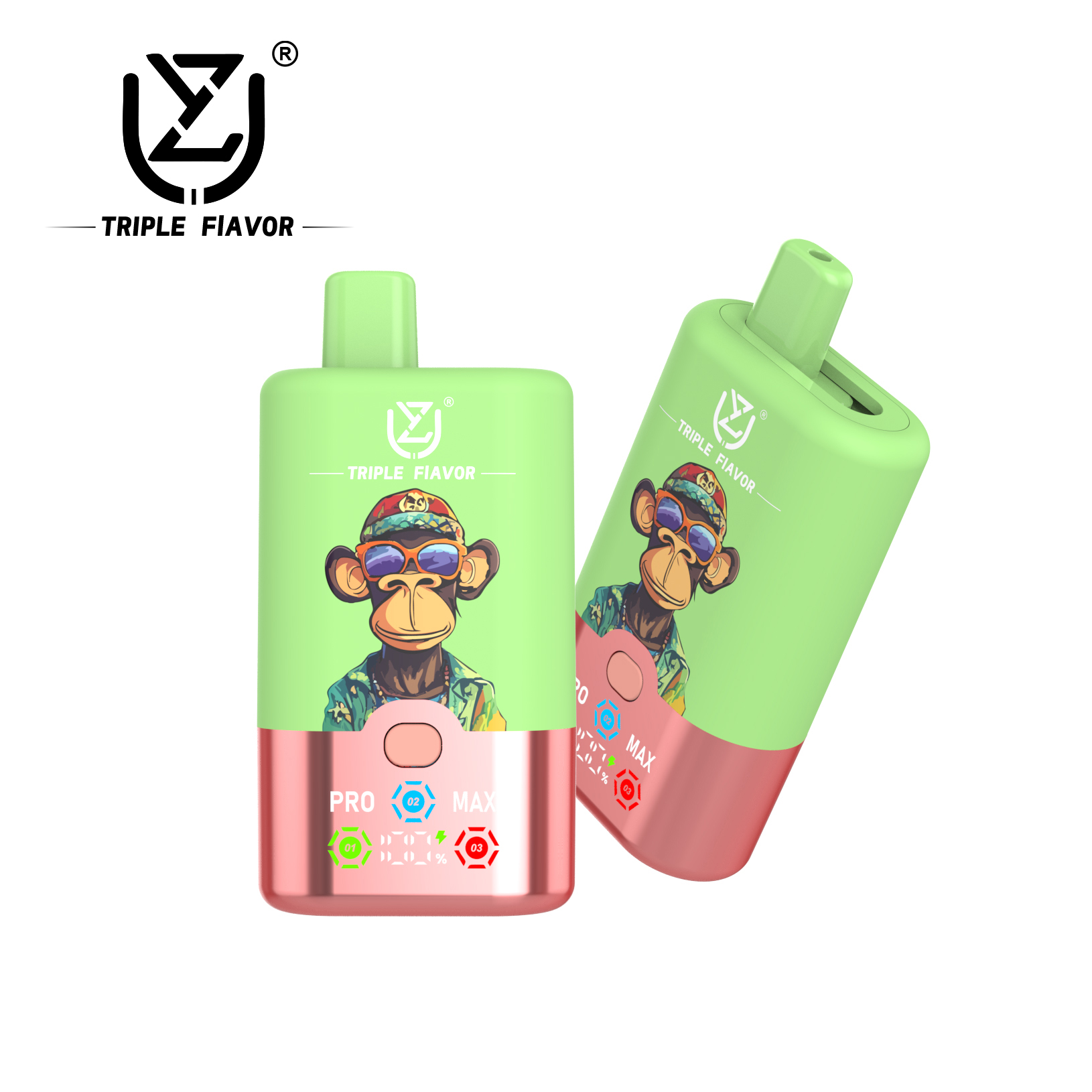 UZY Triple Flavors 60000 | triple flavor 60K puff 3-in-1 bulk disposable vape - Image 3
