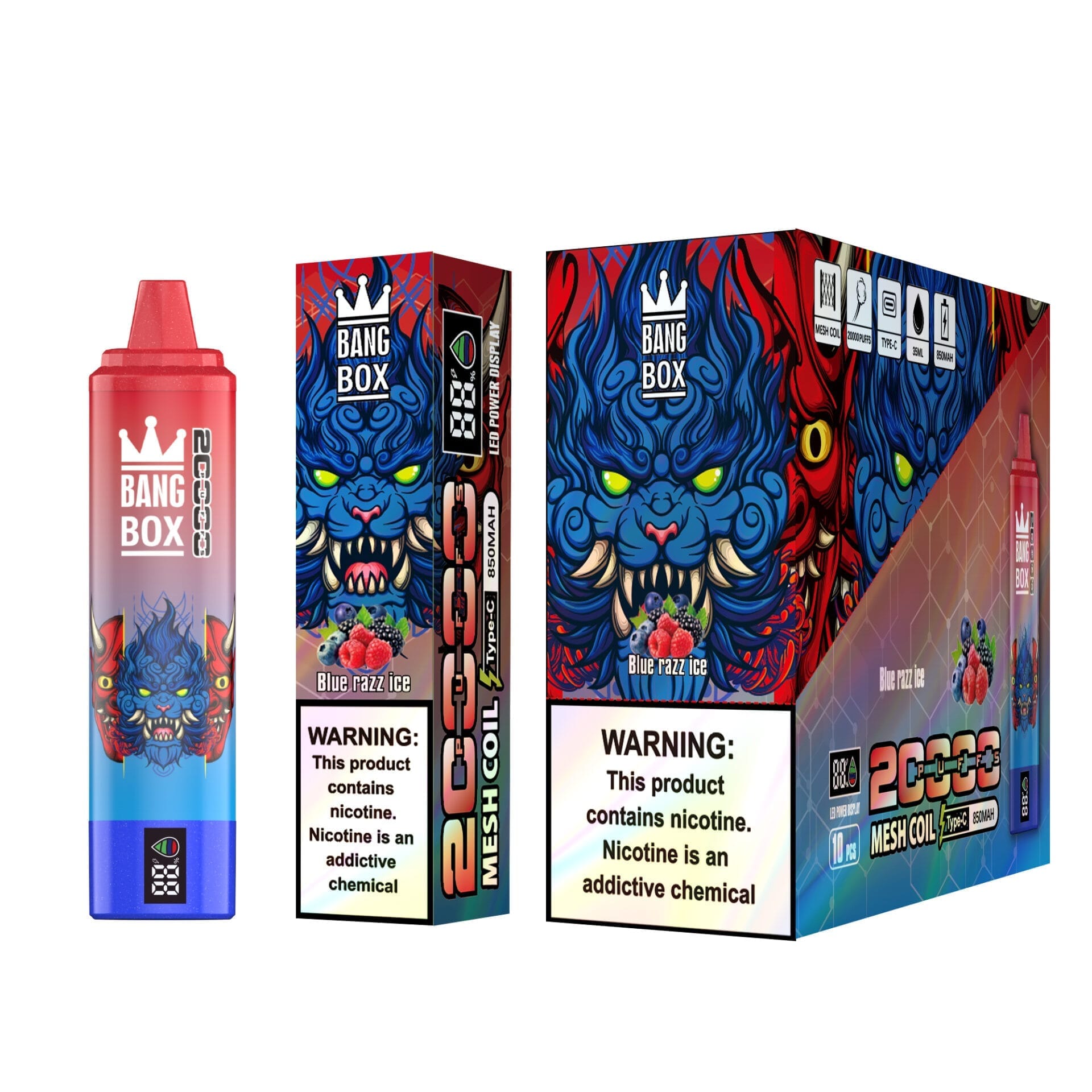 Bang Box 20000 Puffs | 0%-5% nicotine, 35mL, bulk disposable vape - Image 11