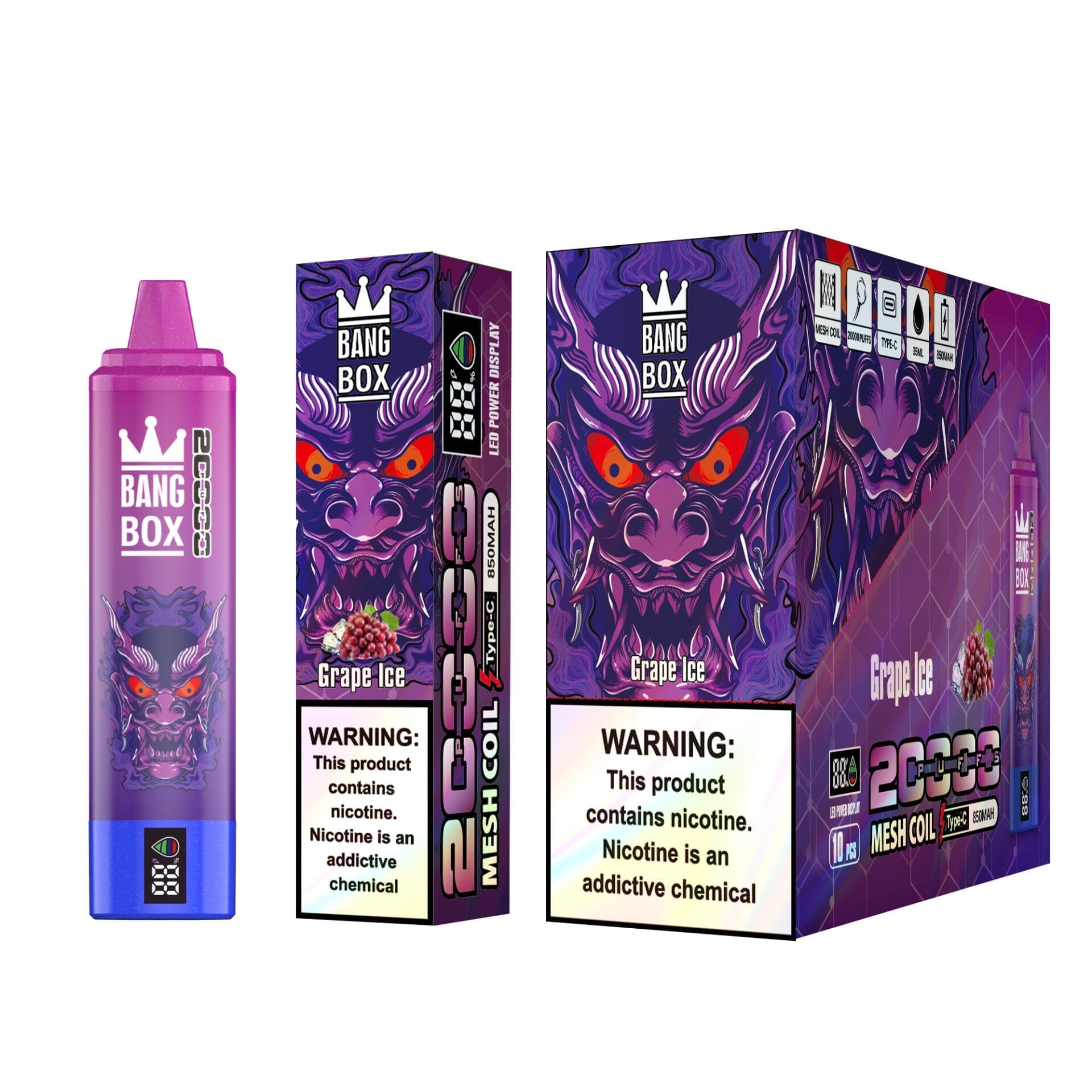 Bang Box 20000 Puffs | 0%-5% nicotine, 35mL, bulk disposable vape - Image 13