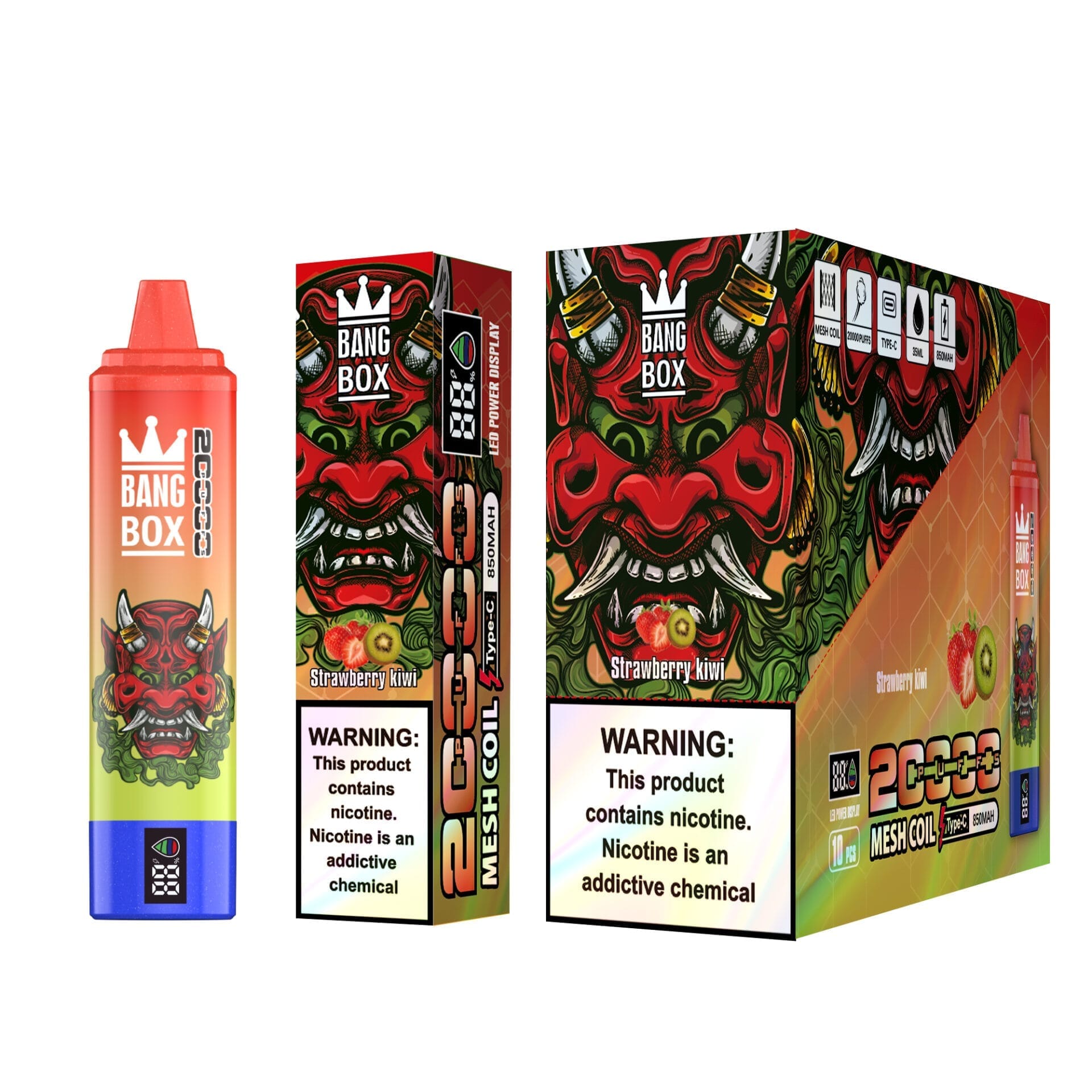 Bang Box 20000 Puffs | 0%-5% nicotine, 35mL, bulk disposable vape - Image 3