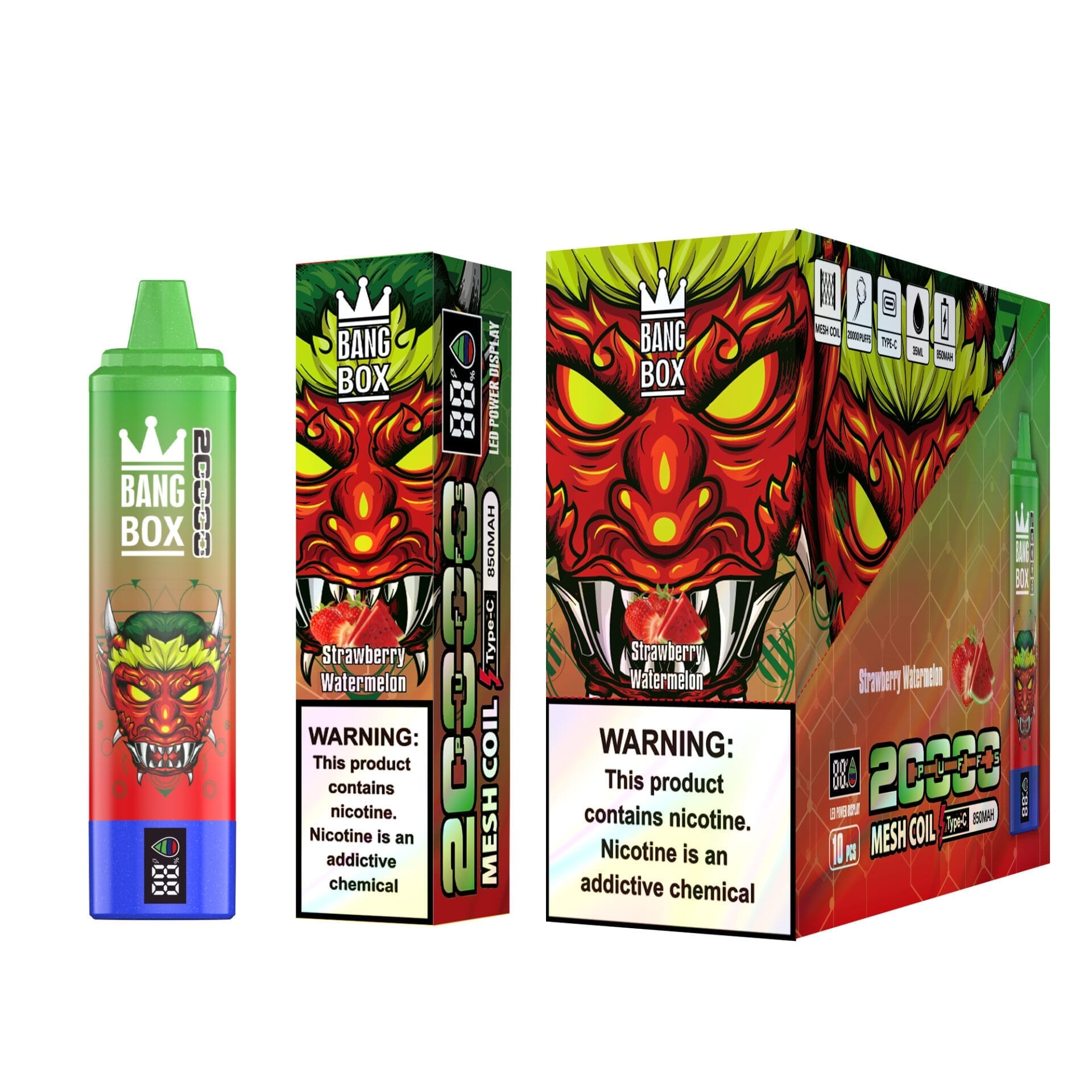 Bang Box 20000 Puffs | 0%-5% nicotine, 35mL, bulk disposable vape - Image 4