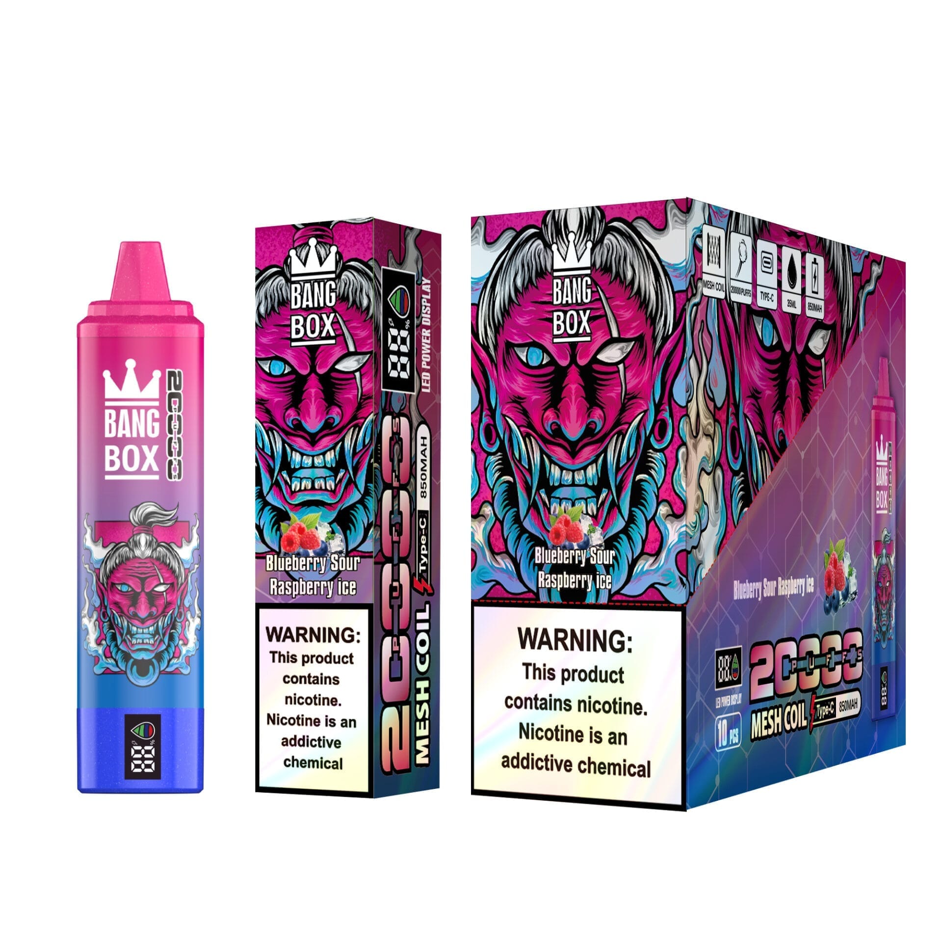 Bang Box 20000 Puffs | 0%-5% nicotine, 35mL, bulk disposable vape - Image 7