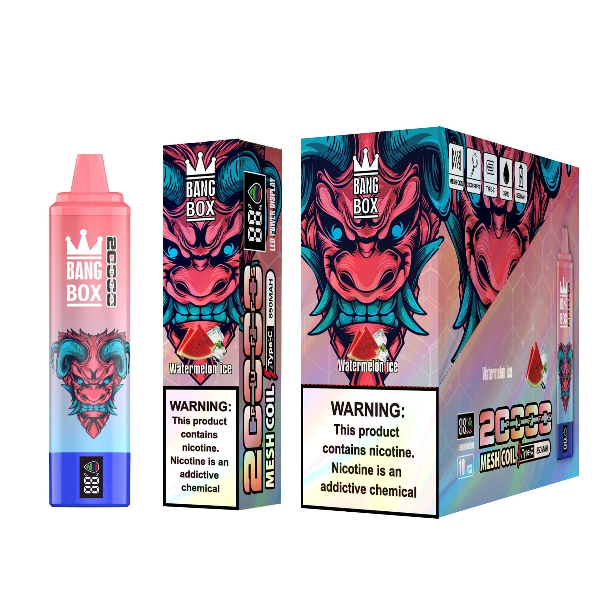Bang Box 20000 Puffs | 0%-5% nicotine, 35mL, bulk disposable vape - Image 8