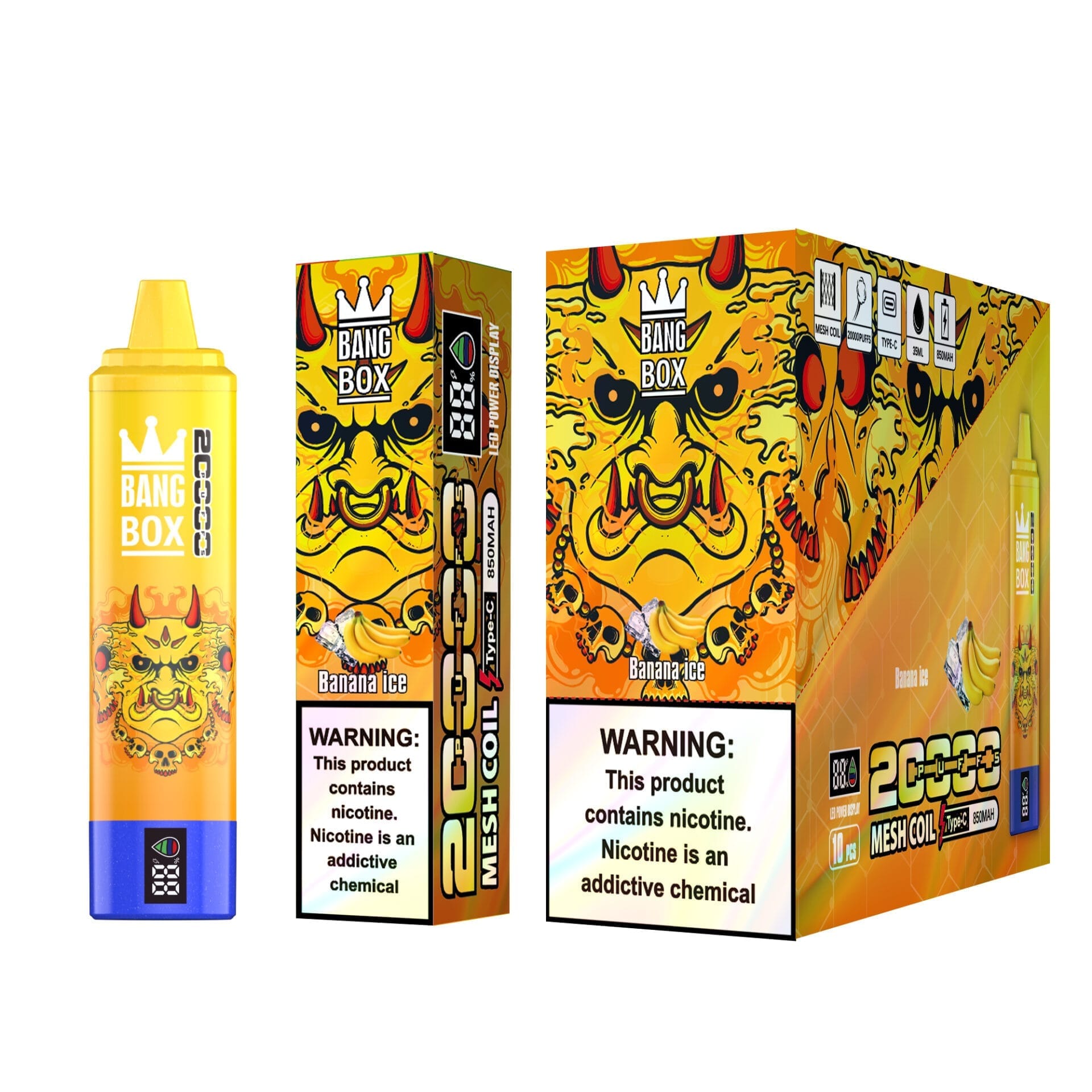 Bang Box 20000 Puffs | 0%-5% nicotine, 35mL, bulk disposable vape - Image 9