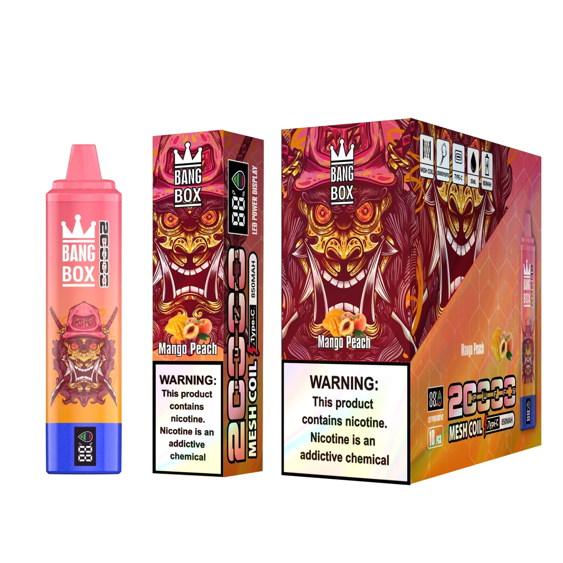 Bang Box 20000 Puffs | 0%-5% nicotine, 35mL, bulk disposable vape - Image 10