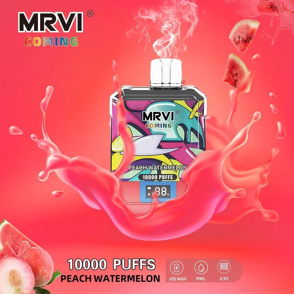 MRVI Coming 10000 Puffs | 0%-5% nicotine, 19mL, 650mAh, power display, bulk disposable vape - Image 2