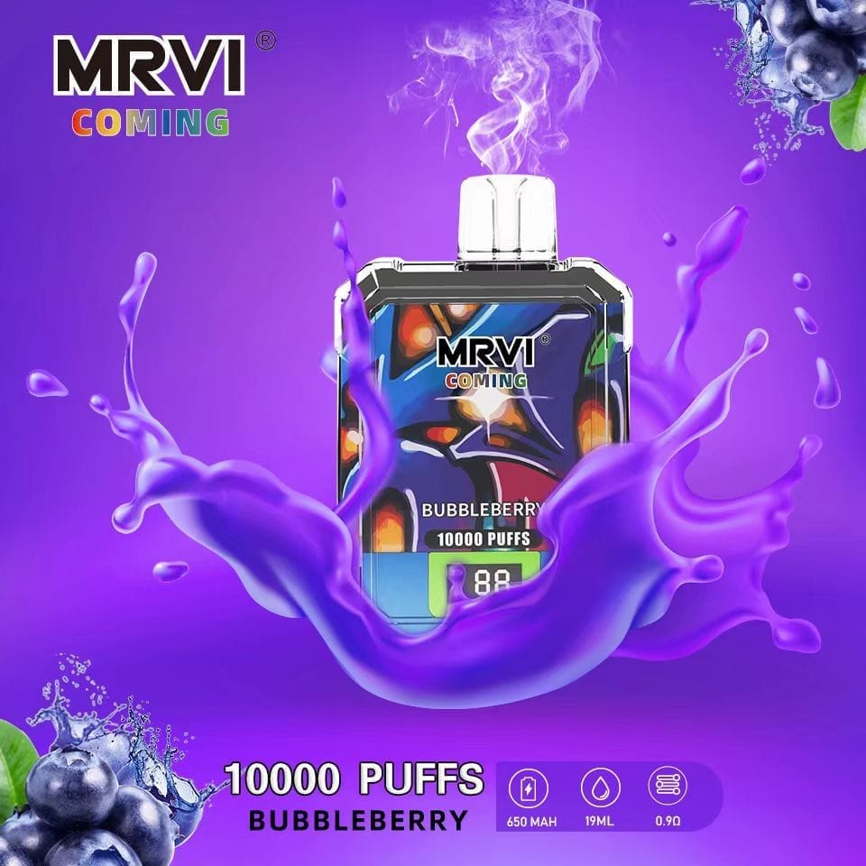 MRVI Coming 10000 Puffs | 0%-5% nicotine, 19mL, 650mAh, power display, bulk disposable vape - Image 3