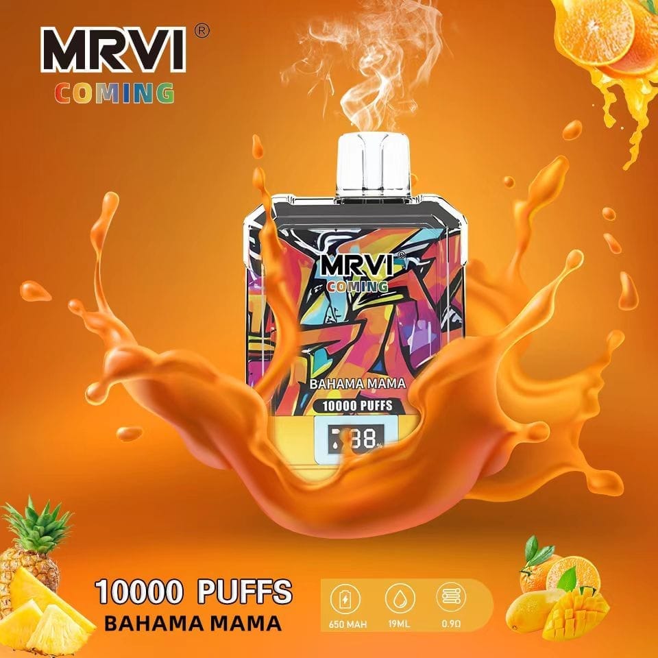 MRVI Coming 10000 Puffs | 0%-5% nicotine, 19mL, 650mAh, power display, bulk disposable vape - Image 4