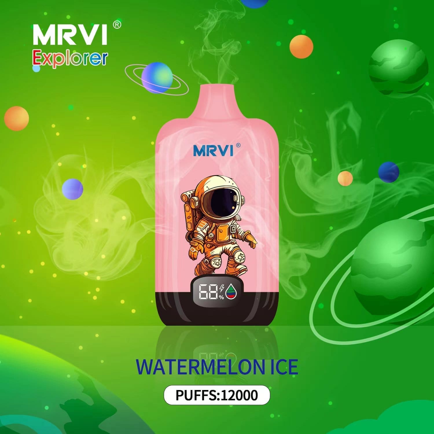 MRVI Explorer 12000 Puffs | 0%-5% nicotine, 22mL, 650mAh, power display, bulk vape - Image 6