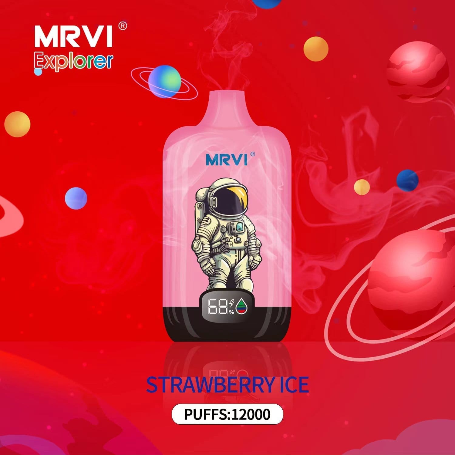 MRVI Explorer 12000 Puffs | 0%-5% nicotine, 22mL, 650mAh, power display, bulk vape - Image 7