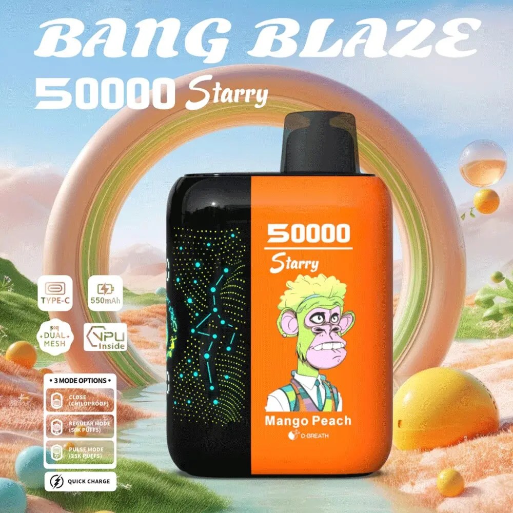 Bang Blaze Starry 50000 Puffs | dual-mode bulk disposable vape wholesale - Image 10