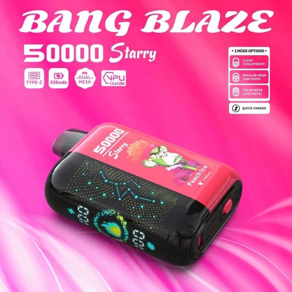 Bang Blaze Starry 50000 Puffs | dual-mode bulk disposable vape wholesale - Image 6