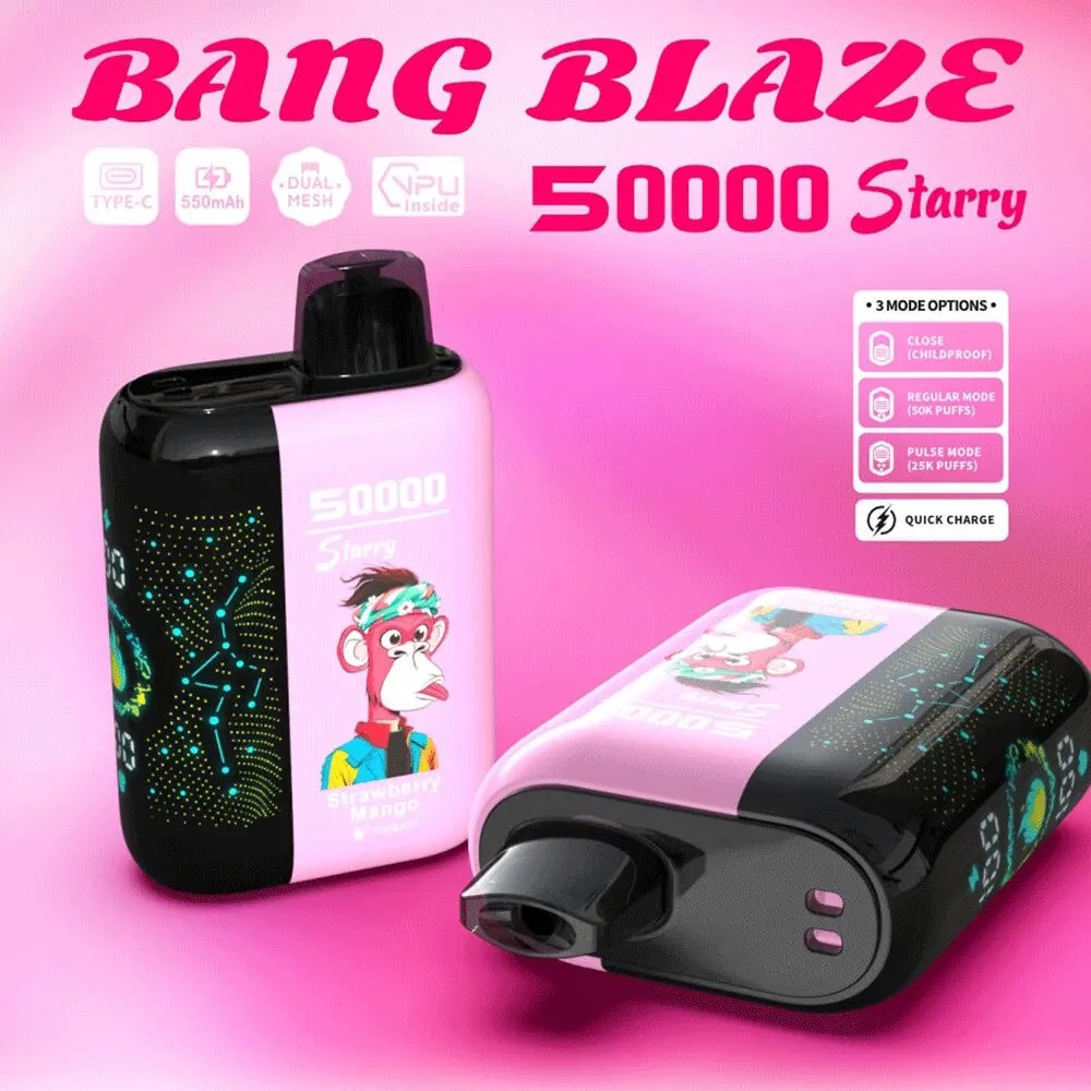 Bang Blaze Starry 50000 Puffs | dual-mode bulk disposable vape wholesale - Image 9