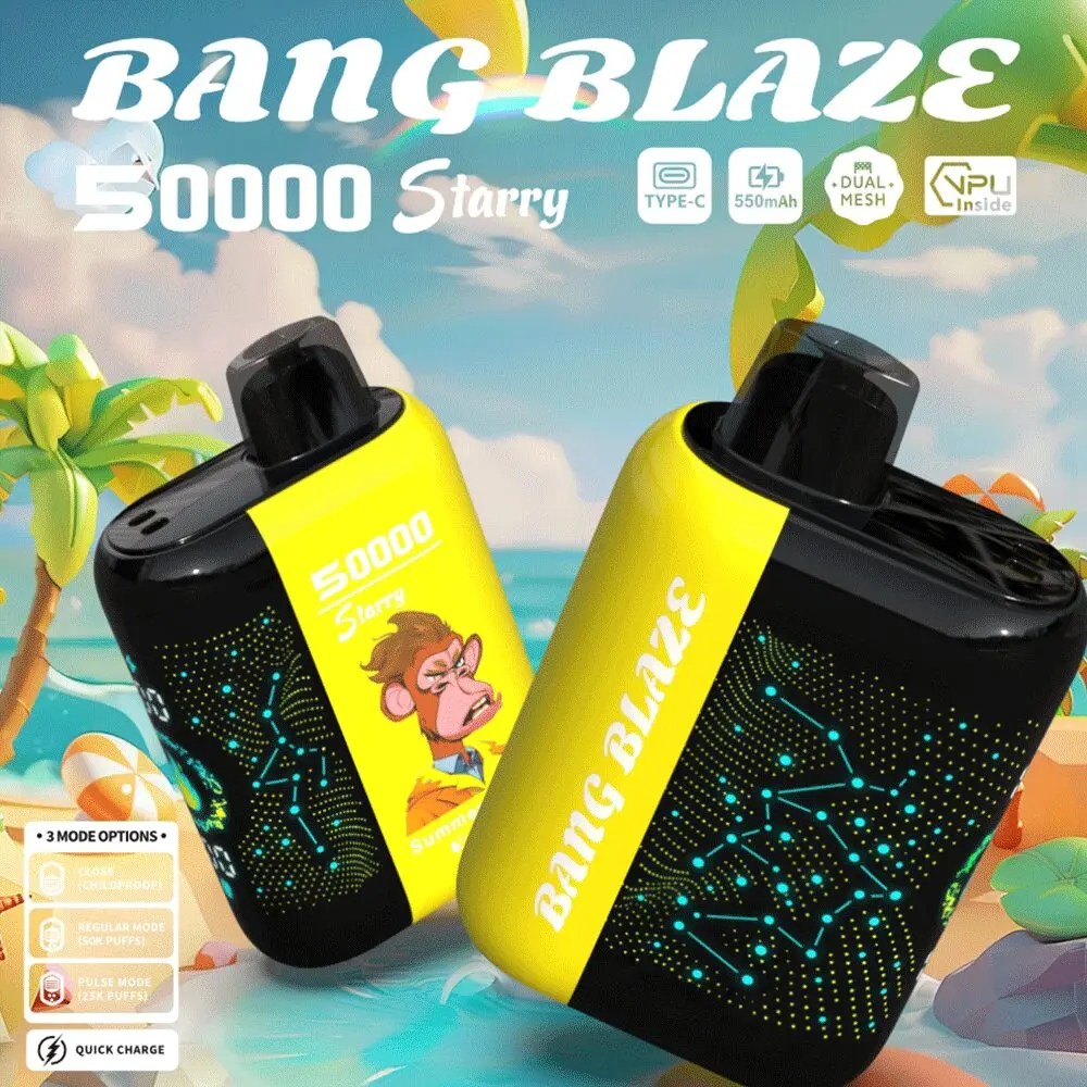 Bang Blaze Starry 50000 Puffs | dual-mode bulk disposable vape wholesale - Image 4