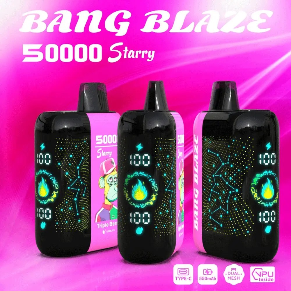 Bang Blaze Starry 50000 Puffs | dual-mode bulk disposable vape wholesale - Image 3