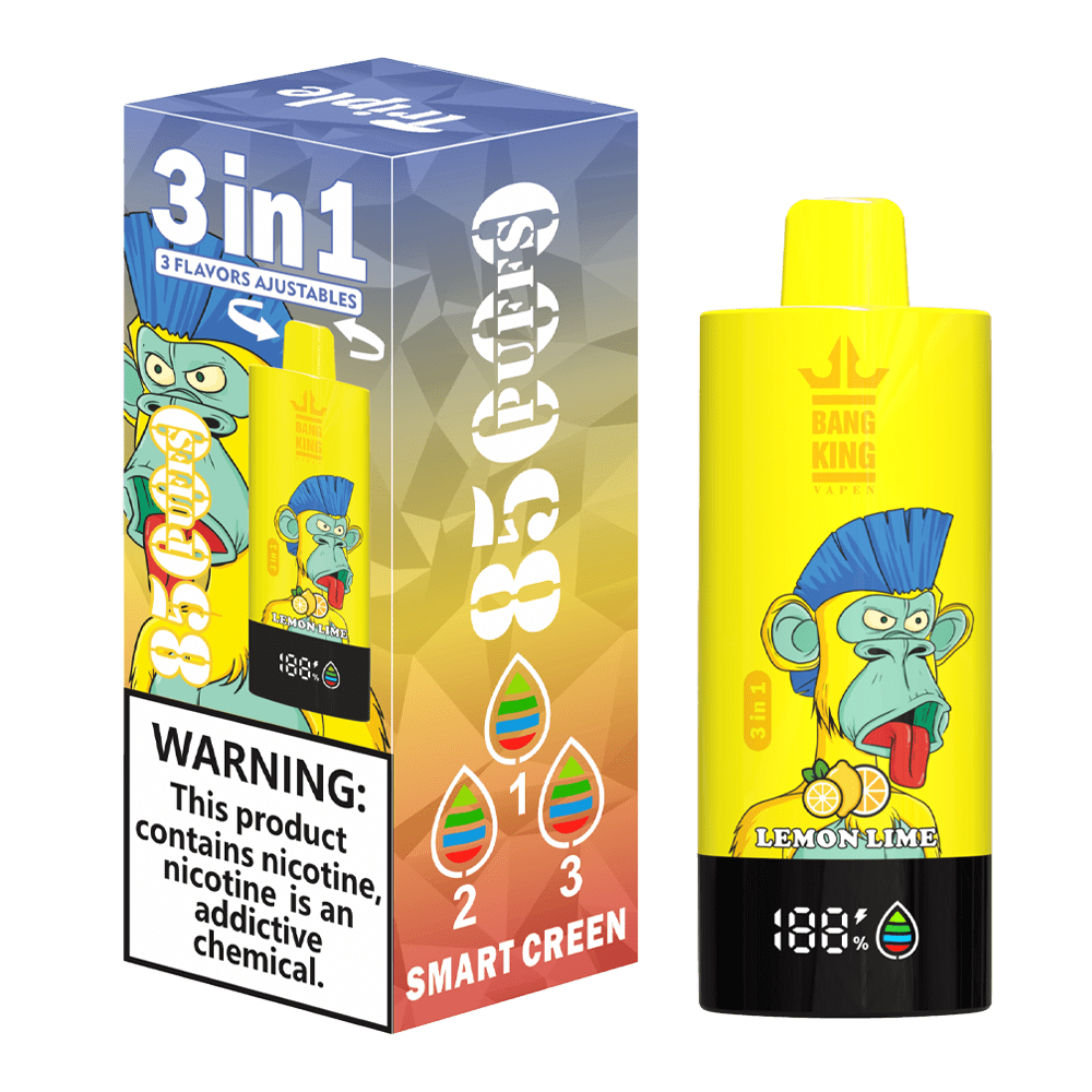Bang King 85K 3-in-1 85000 Puffs | triple flavor bulk disposable vape - Image 4
