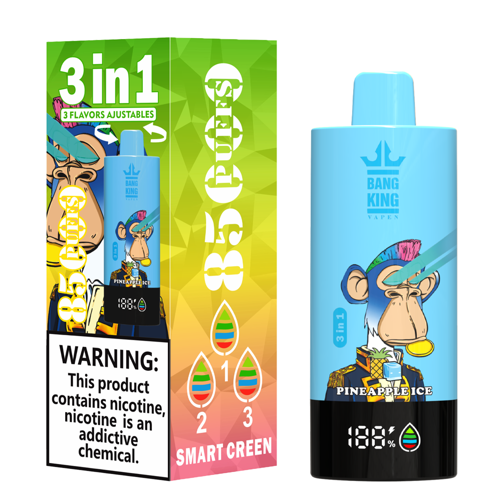 Bang King 85K 3-in-1 85000 Puffs | triple flavor bulk disposable vape - Image 6