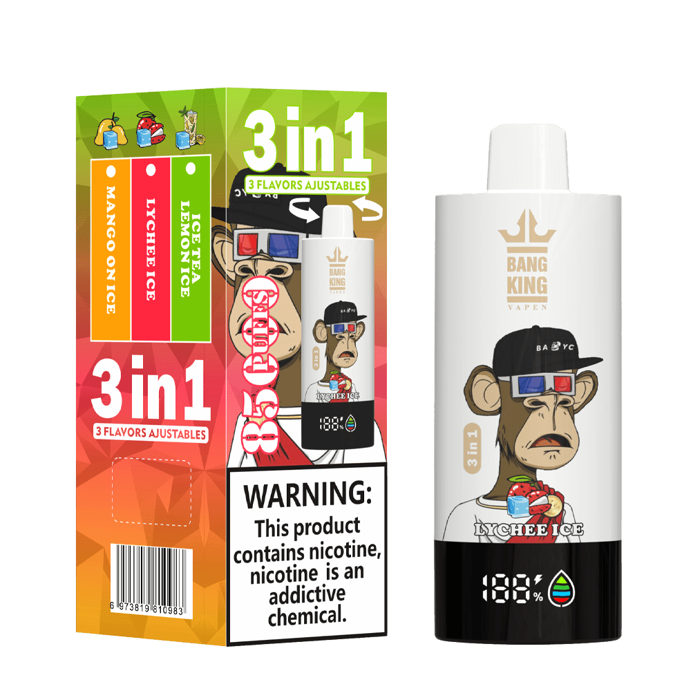 Bang King 85K 3-in-1 85000 Puffs | triple flavor bulk disposable vape - Image 7