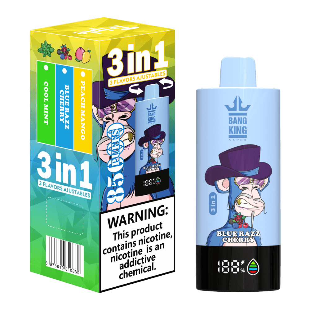 Bang King 85K 3-in-1 85000 Puffs | triple flavor bulk disposable vape - Image 11