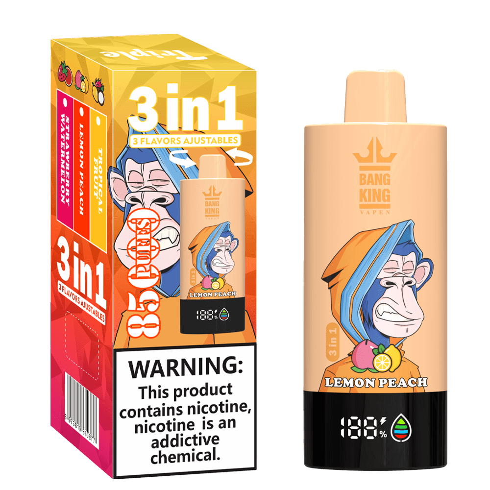 Bang King 85K 3-in-1 85000 Puffs | triple flavor bulk disposable vape - Image 17