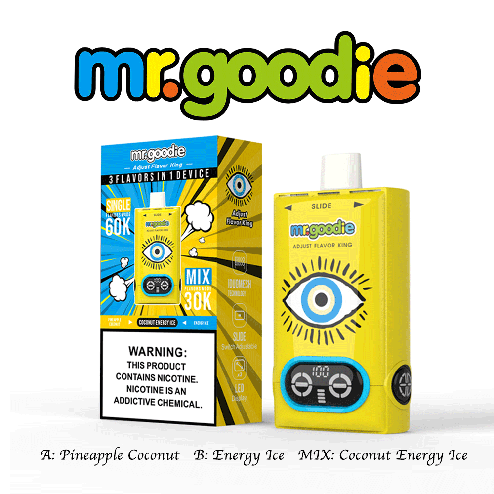 Mr.Goodie Adjust Flavor King 60000 Puffs | triple flavor bulk disposable vape - Image 10