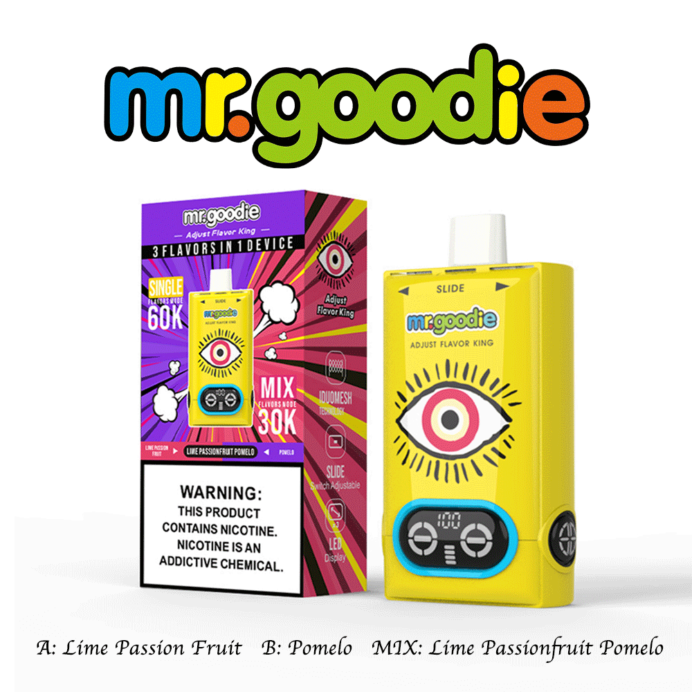 Mr.Goodie Adjust Flavor King 60000 Puffs | triple flavor bulk disposable vape - Image 8