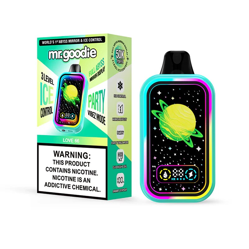 Mr.Goodie 50K | 50000 puffs adjustable ice party mirror display disposable vape - Image 4