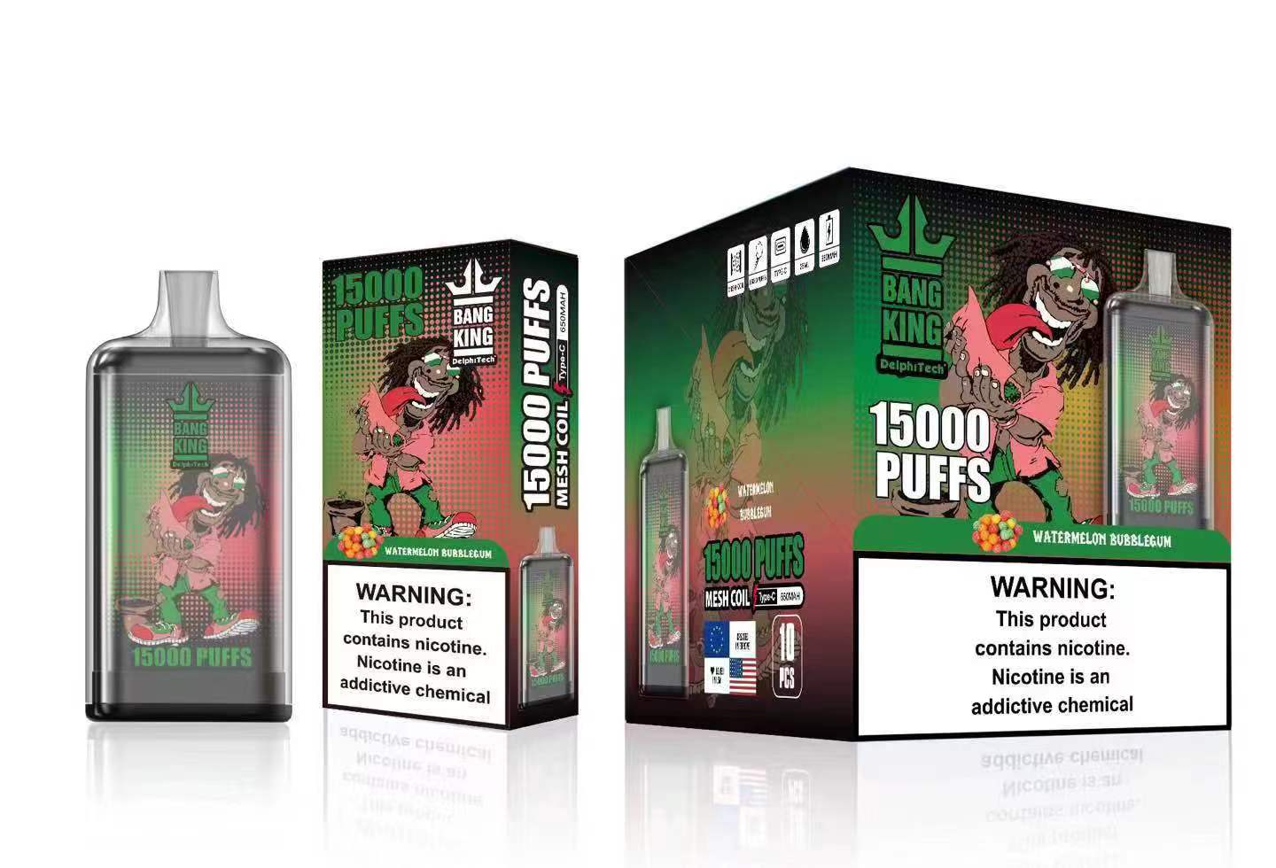 Bang King 15000 Puffs | 0%-5% nicotine, 25mL, 650mAh, airflow control, bulk disposable vape - Image 7