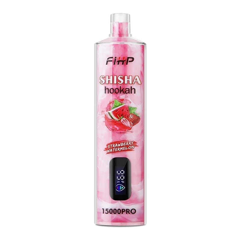 FIHP Shisha Hookah Pro 15000 Puffs | 0.6% nicotine, 22mL, LED display, bulk disposable vape - Image 8