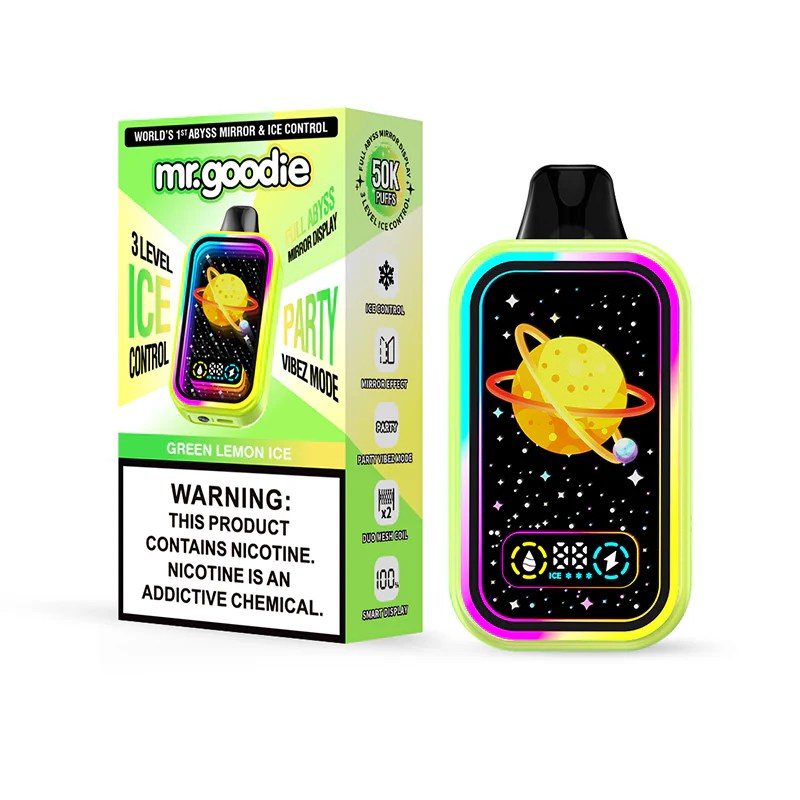 Mr.Goodie 50K | 50000 puffs adjustable ice party mirror display disposable vape - Image 3