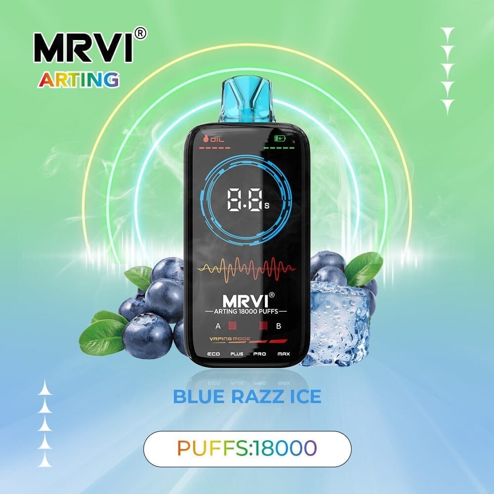 MRVI 18000 Puffs | 2%-5% nicotine, 26mL, dual mesh, adjustable heating, bulk vape - Image 7