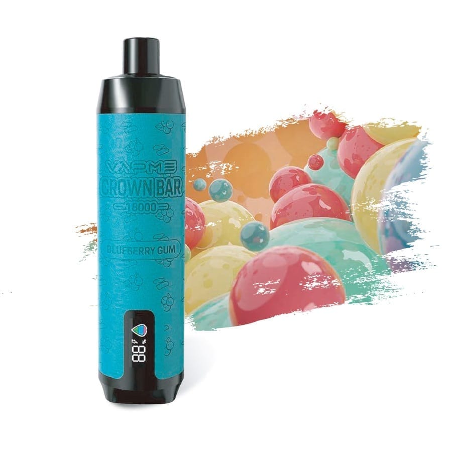 VAPME CROWN BAR 18000 Puffs | 2%-5% nicotine, 25mL, RGB light, bulk disposable vape - Image 9