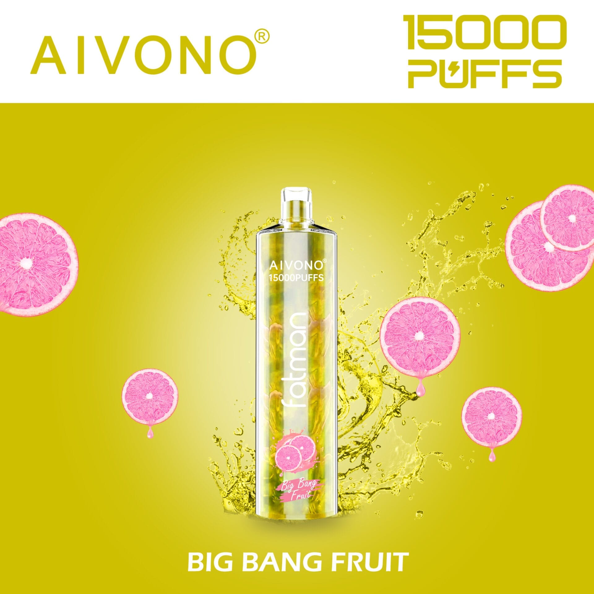 Aivono Fatman Shisha 15000 Puffs | 0%-5% nicotine, 24mL, bulk disposable vape - Image 7