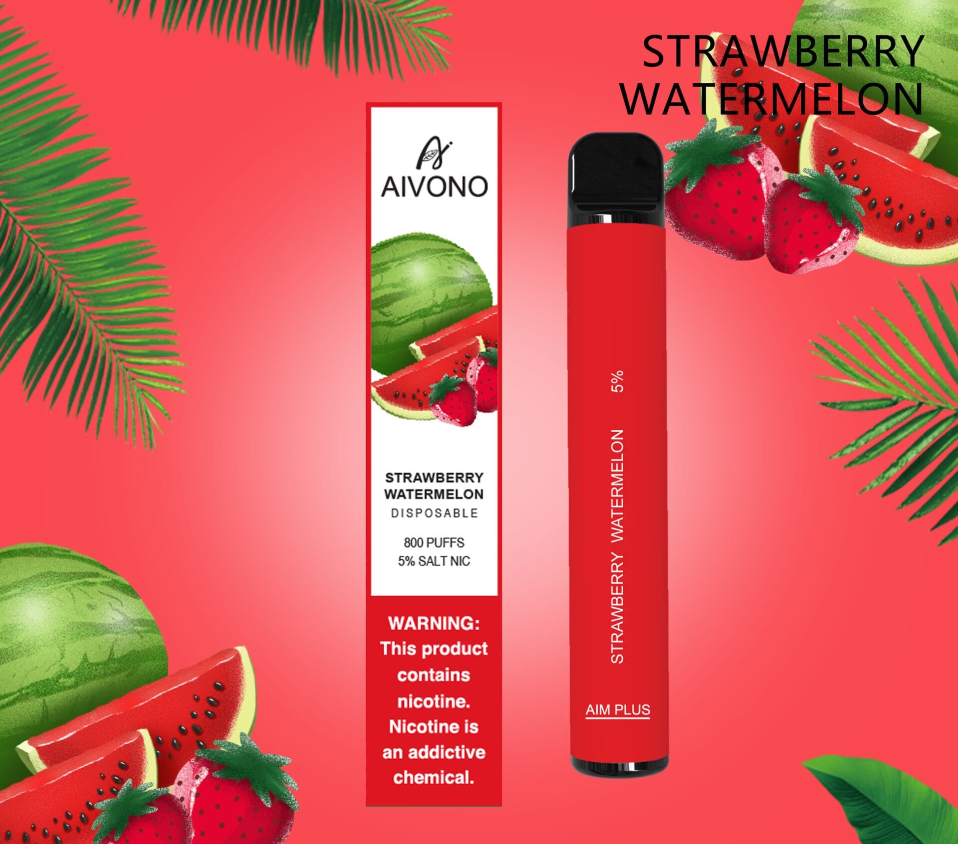Aivono AIM Plus 800 Puffs | 0%-5% nicotine, 3.2mL, 550mAh, TPD certified, bulk disposable vape - Image 12