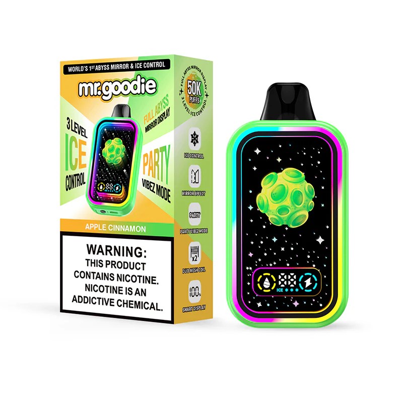 Mr.Goodie 50K | 50000 puffs adjustable ice party mirror display disposable vape - Image 5