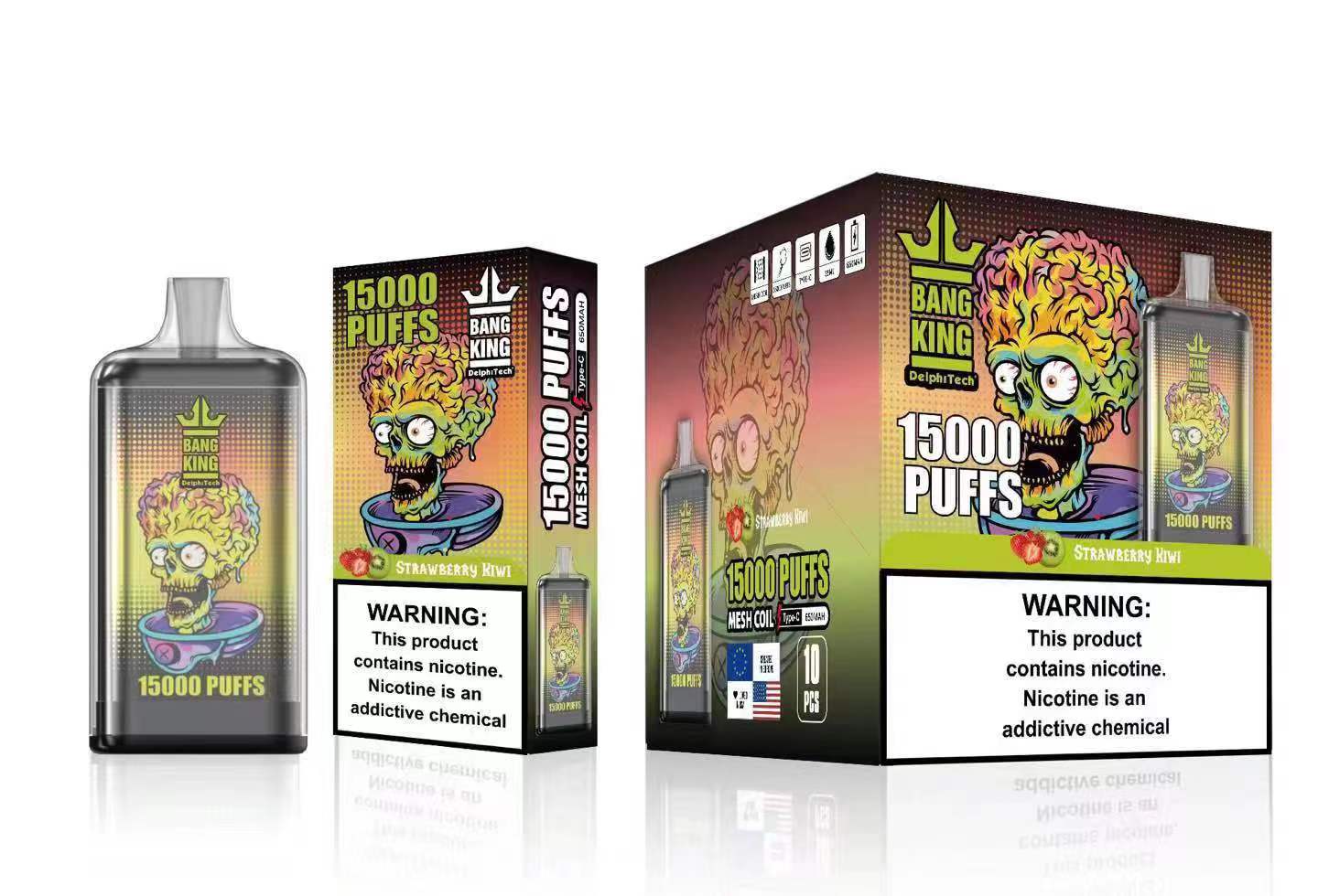 Bang King 15000 Puffs | 0%-5% nicotine, 25mL, 650mAh, airflow control, bulk disposable vape - Image 5