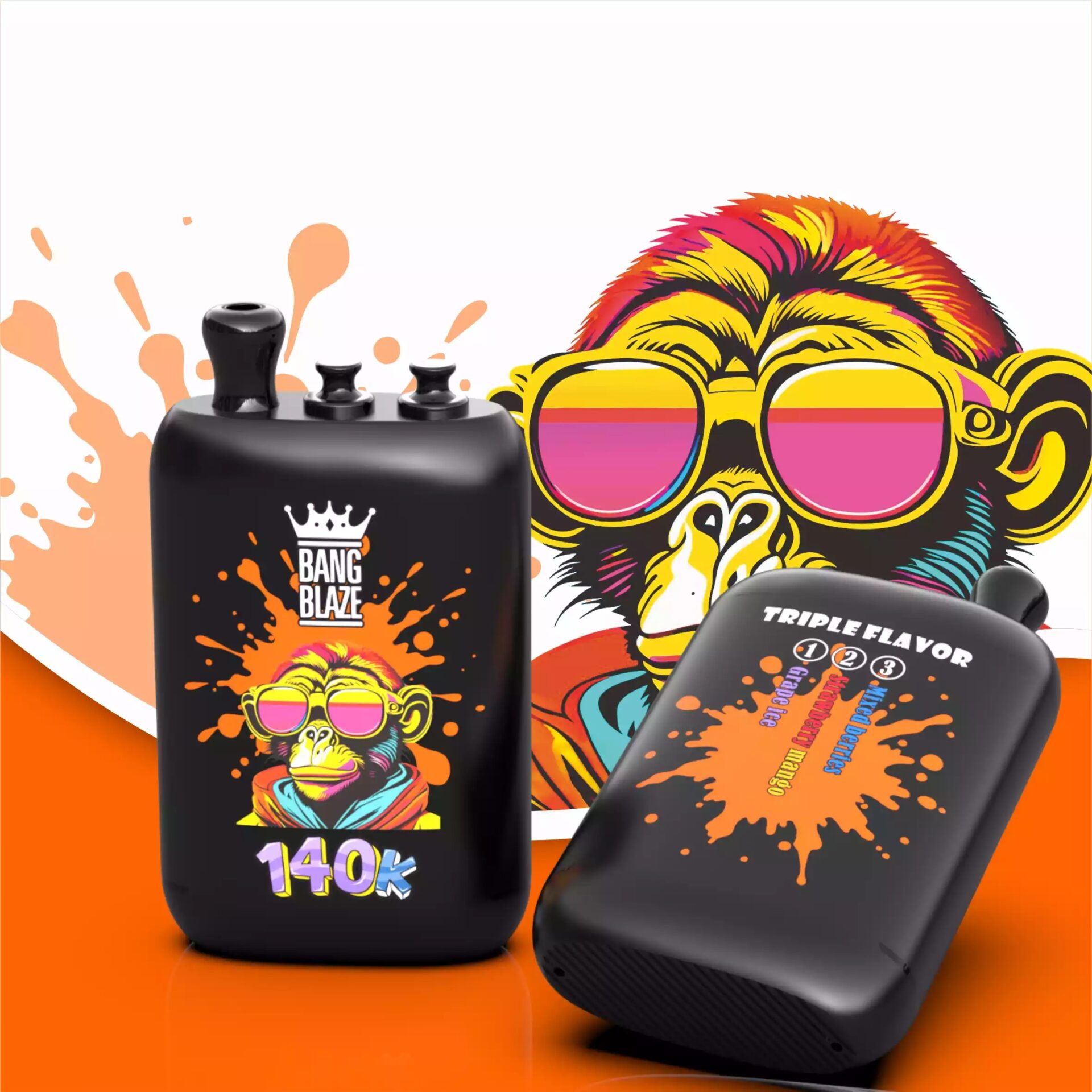 BANG LEGEND 140K | triple options 140000 puffs, dual mesh, rechargeable, bulk disposable vape