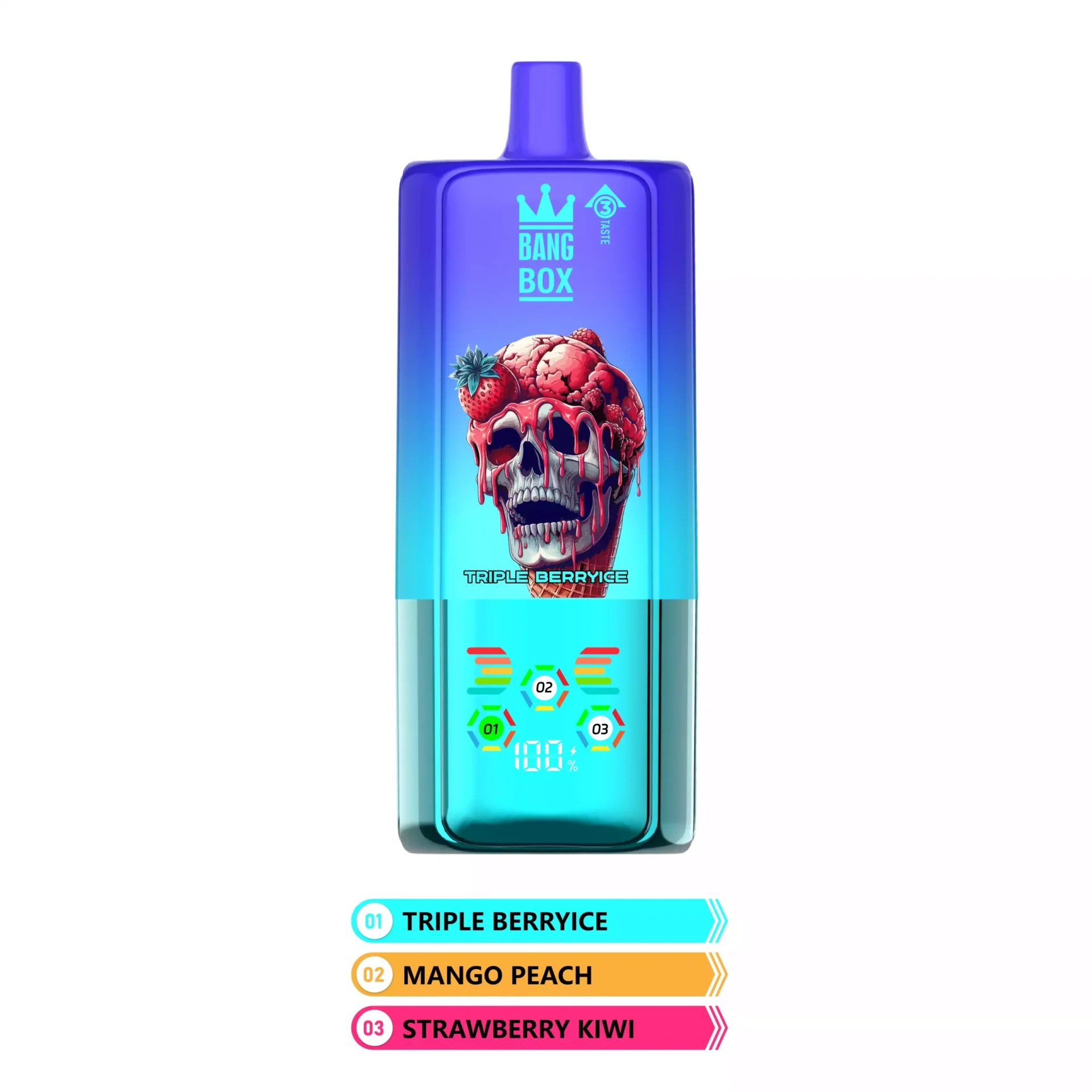 BANGBOX 80K Triple Flavor 80000 Puffs | bulk disposable vape with 60ml e-liquid - Image 2